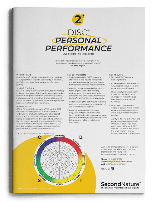 DISC Personal Performance
