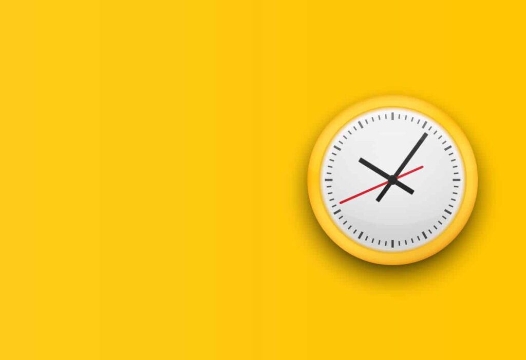yellow-clock