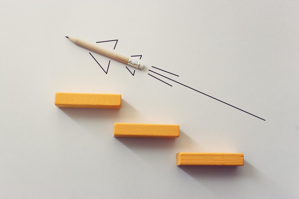 Concept,Image,Of,A,Pencil,In,An,Airplane,Metaphor.,Idea
